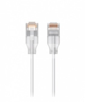 UBIQUITI Patch Cable UACC-Cable-Patch-EL-0.3M-W Translucent, White 0.3m Cat6