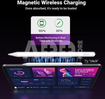 LP653 stylus with wireless charging for iPad tablets
