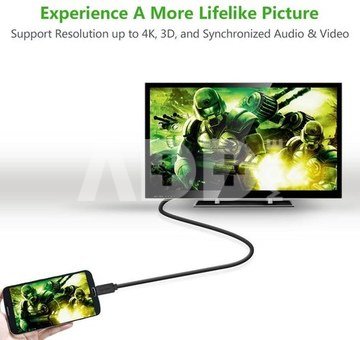 UGREEN HD127 Micro HDMI to HDMI Cable 3m black