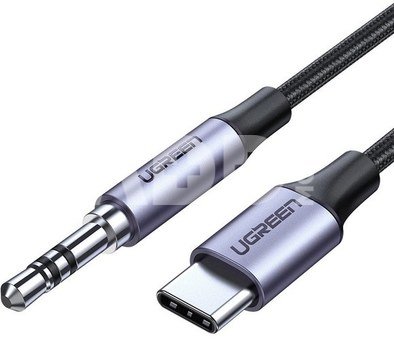 UGREEN mini jack 3,5mm AUX to USB-C Cable 1 m (deep gray)