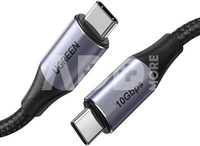 UGREEN US355 USB-C to USB-C 3.1 Gen.2, PD, 5A, 100W, 4K, 10Gbps, 1m (black)