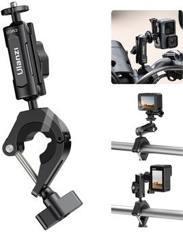 Ulanzi CM025 Bike/Motorcycle Handlebar Clamp Mount For GoPro/Insta360 Action Cameras