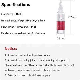 Ulanzi Fog Juice 60ml for FM01 Fog Machine