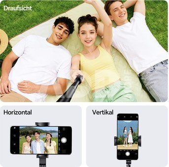 Ulanzi SK26 Portable Selfie Stick Tripod (Phone Clamp)