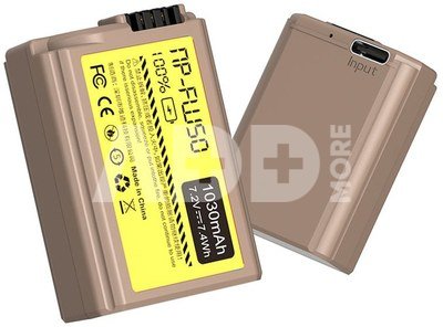 Ulanzi Sony NP FW50 Type Lithium Ion Battery with USB C Charging Port (1030mAh)
