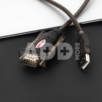 Unitek Adapter USB- 1xRS-232 + Adapter DB9F/DB25M Y-105A