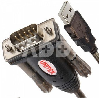 Unitek Adapter USB- 1xRS-232 + Adapter DB9F/DB25M Y-105A