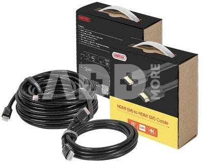 Unitek Cable HDMI M/M 1.5M v2.0 , gold, basic; Y-C137M