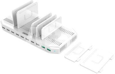 Unitek Charging station 10xUSB; 96W; 2xQC3.0; Y-2190A