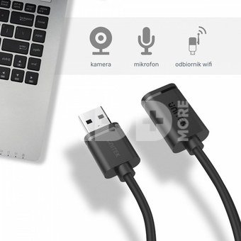 Unitek Extension cable USB 2.0 AM-AF, 0.5M; Y-C447GBK