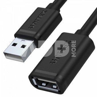 Unitek Extension cable USB 2.0 AM-AF, 0.5M; Y-C447GBK