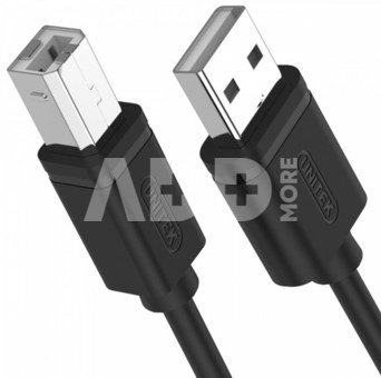 Unitek USB 2.0 CABLE AM-BM, 3M; Y-C420GBK