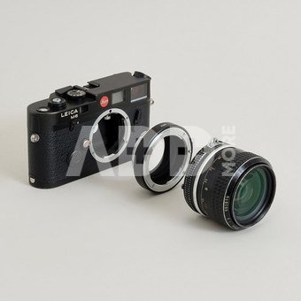 Urth Lens Mount Adapter: Compatible with Nikon F Lens to Leica M Camera Body