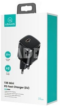 USAMS Usams Phone Charger 1x USB-C T36+Lightning PD