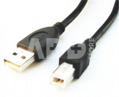 USB 2.0 A-plug B-plug 3 m (10 ft) cable with ferrite core Gembird