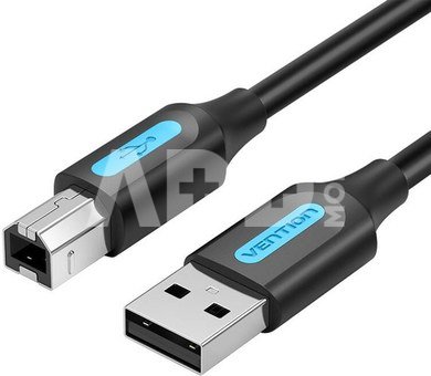 USB 2.0 A to B cable Vention COQBJ 5m Black PVC