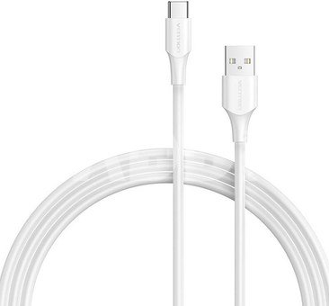 USB 2.0 A to USB-C 3A Cable Vention CTHWH 2m White