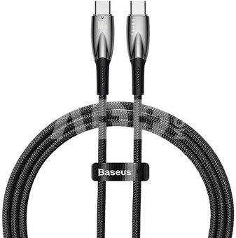 USB-C cable for USB-C Baseus Glimmer Series, 100W, 1m (Black)