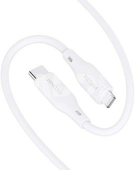 USB-C to Lightning Cable Ricomm RLS007CLW 2.1m