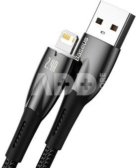 Baseus Glimmer USB-A/Lightning, 2.4A, 1m (black)