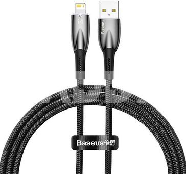 Baseus Glimmer USB-A/Lightning, 2.4A, 1m (black)
