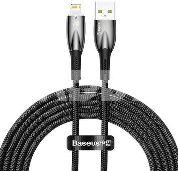 Baseus Glimmer Series cable USB-A - Lightning 480Mb/s 2.4A 2m black