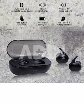V.Silencer Ture Wireless Earbuds black/red