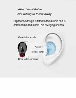 V.Silencer Ture Wireless Earbuds black/red