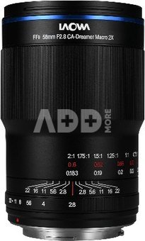 Laowa 58mm f/2.8 2X Ultra-Macro APO Canon RF