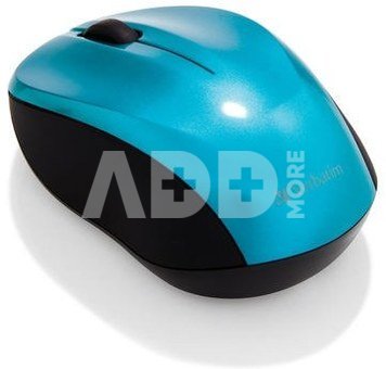 Verbatim Go Nano Wireless Mouse Caribbean Blue
