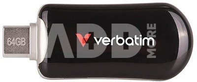 Verbatim Plectra Black 64GB USB-C Flash Drive 30224