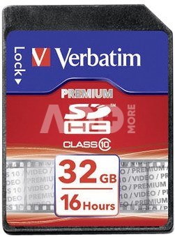 Verbatim SDHC Card 32GB Class 10