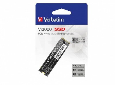 Verbatim Vi3000 PCle NVMe M.2 SSD 256GB 49373