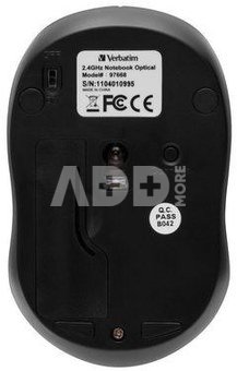 Verbatim Go Nano Wireless Mouse Volcanic Orange