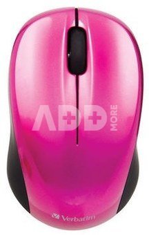 Verbatim Go Nano Wireless Mouse Hot Pink