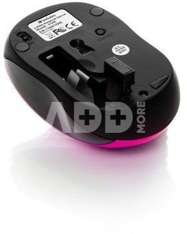 Verbatim Go Nano Wireless Mouse Hot Pink