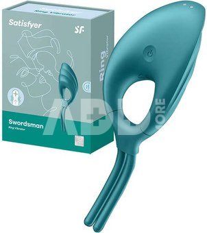 Vibrating ring Satisfyer Swordsman (green)