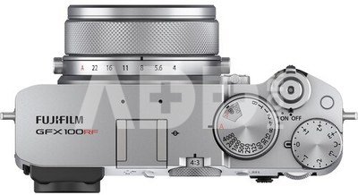Vidutinio formato fotoaparatas FUJIFILM GFX100RF silver WWI