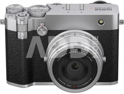 Vidutinio formato fotoaparatas FUJIFILM GFX100RF silver WWI
