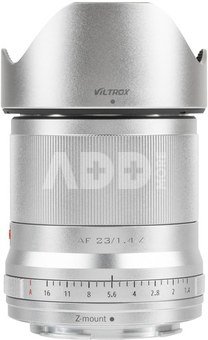 Viltrox AF 23mm F1.4 Nikon Z silver