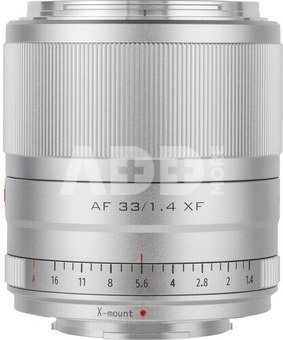 Viltrox FX-33 F1.4 AF Fuji X-Mount Silver