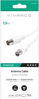 Vivanco antenna cable Coaxial 1.5m