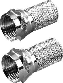 Vivanco cable connector F 7mm 2pcs
