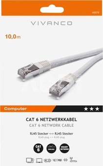 Vivanco network cable CAT 6 10m