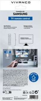 Vivanco universal remote control Samsung
