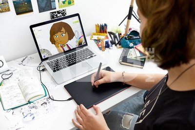 Wacom graphics tablet One by Wacom Medium (CTL-672-N)