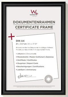 Walther Trendstyle 21x29,7 Resin black DIN A4 KP130B