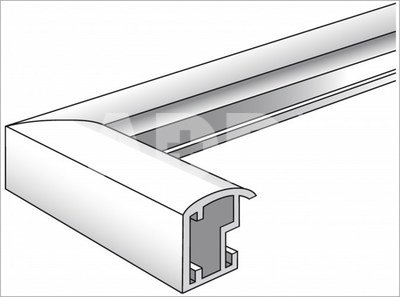 Walther Trendstyle silver 30x40 plastic frame KP040S
