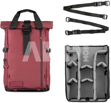 WANDRD PRVKE 31L Rhone Burgundy Pro Photography Bundle V4