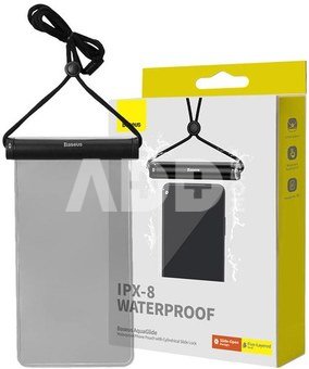 Waterproof phone case Baseus AquaGlide with Cylindrical Slide Lock (black)